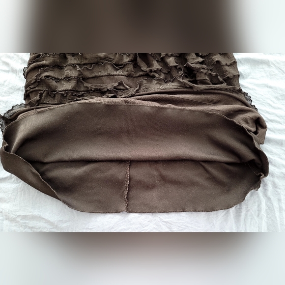 Cute Taboo Brand Black Dress with Ruffled Skirt. Sz 8 - Picture 13 of 13